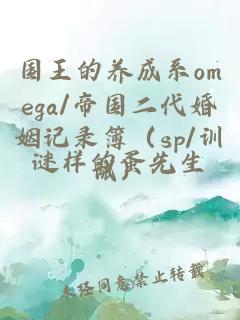 国王的养成系omega/帝国二代婚姻记录簿（sp/训诫）