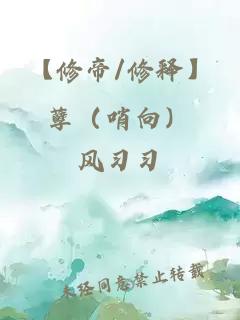 【修帝/修释】孽（哨向）