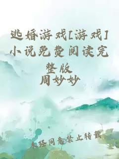 逃婚游戏[游戏]小说免费阅读完整版